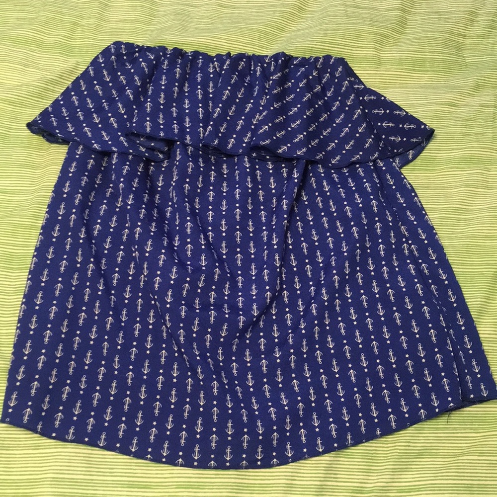Adorable anchor print nautical